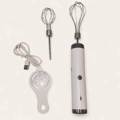 3-Speeds cordless Rechargeable Hand Mixer