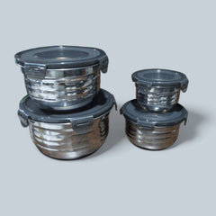 4 Pcs Stainless Steel Bowl Set