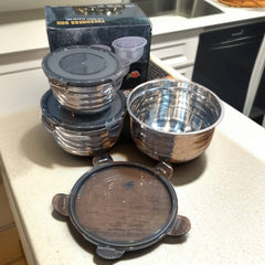 4 Pcs Stainless Steel Bowl Set