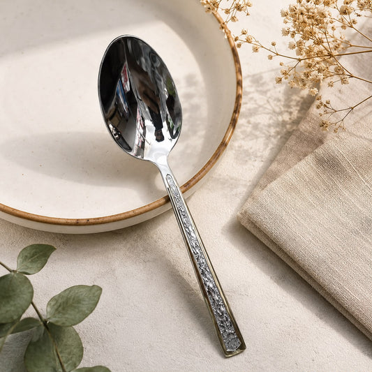 6 Pcs Stainless Steel Spoon-Silver