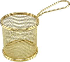 Golden Stainless Steel French Fries Basket