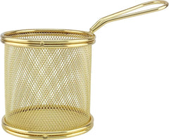 Golden Stainless Steel French Fries Basket
