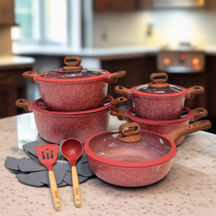 Donnor 15-Pcs Non-Stick Cookware Set
