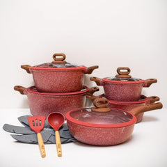 Donnor 15-Pcs Non-Stick Cookware Set