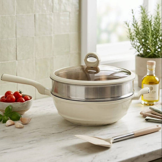 2 in 1 Steamer Wok-D3