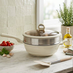 2 in 1 Steamer Wok-D3