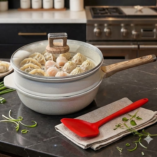 2 in 1 Steamer Wok-D4