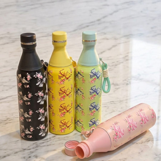 Double Wall Insulated Water Bottle-Black