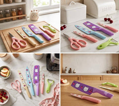 6-Piece Hello Kitty kitchen Knife Set