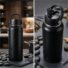 Insulated Sports Water Bottle-Black