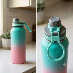 Thermal Insulated Water Bottle-Ferozi