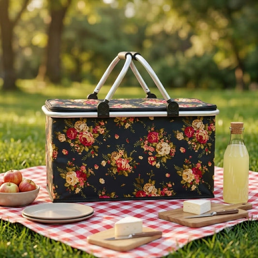 Foldable Insulated Picnic Basket-D16