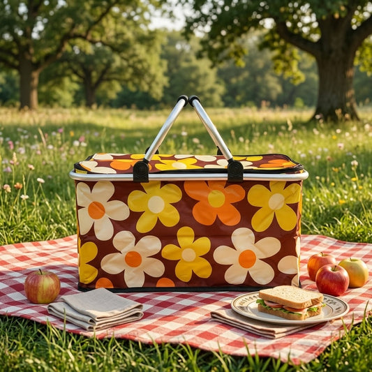 Foldable Insulated Picnic Basket-D13