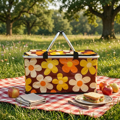 Foldable Insulated Picnic Basket-D13