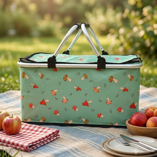 Foldable Insulated Picnic Basket-D9