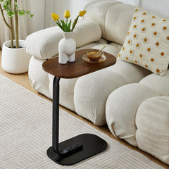 Multifunctional Wooden Beside Sofa Table