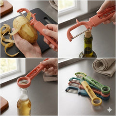 3in1 Swivel Vegetable peeler & Can opener