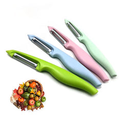 Rustproof stainless steel swivel blade peeler