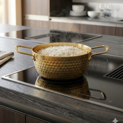 Stainless Steel Golden Pot