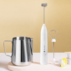 2-in-1 USB rechargeable handheld Coffee Beater