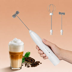 2-in-1 USB rechargeable handheld Coffee Beater