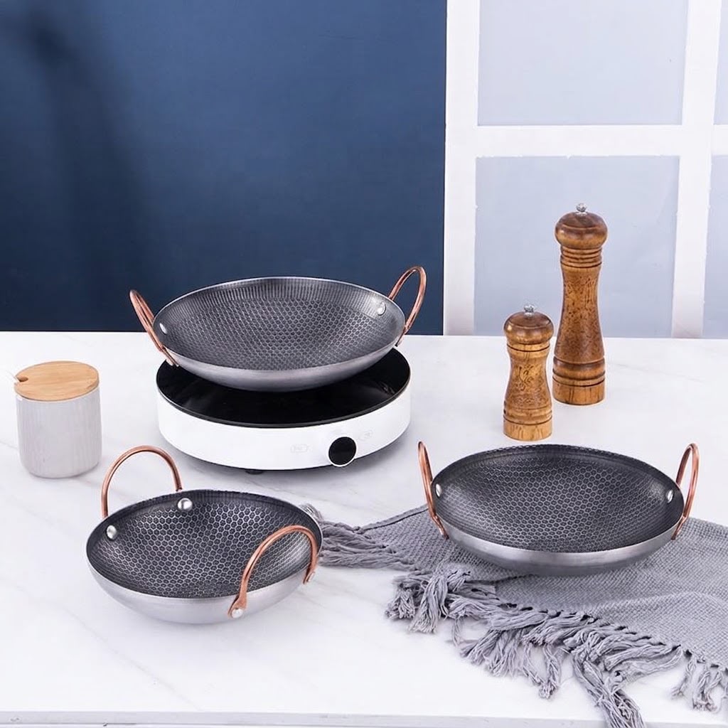 Laser Coating Non-Stick Wok