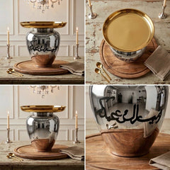 Multi-purpose Serving Platter -Golden