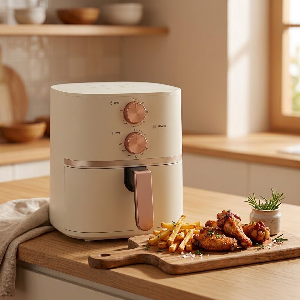 Danny Home Electric Air Fryer 5L -White