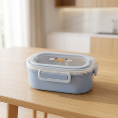 Two Compartment Stainless Steel Lunch Box