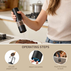 Rechargeable Electric Pepper Grinder