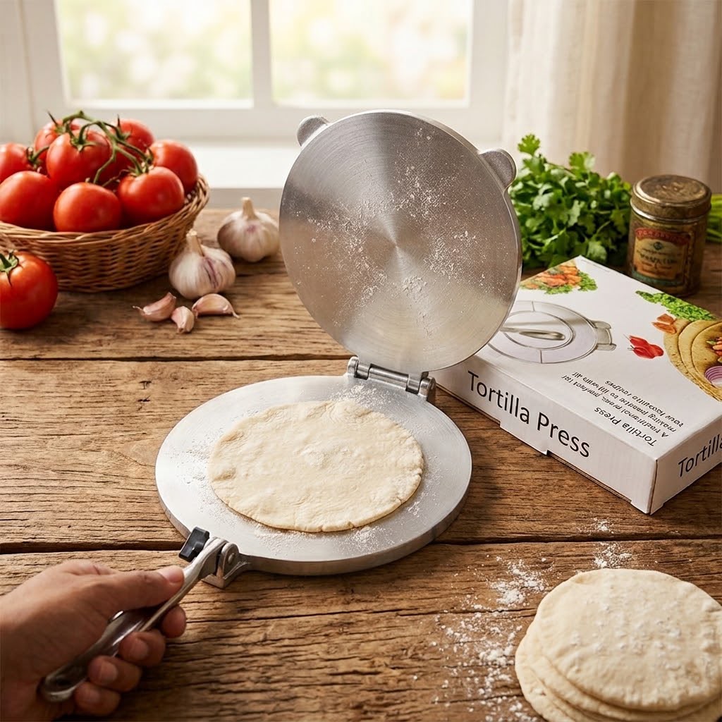 Aluminum Foldable Tortilla Press