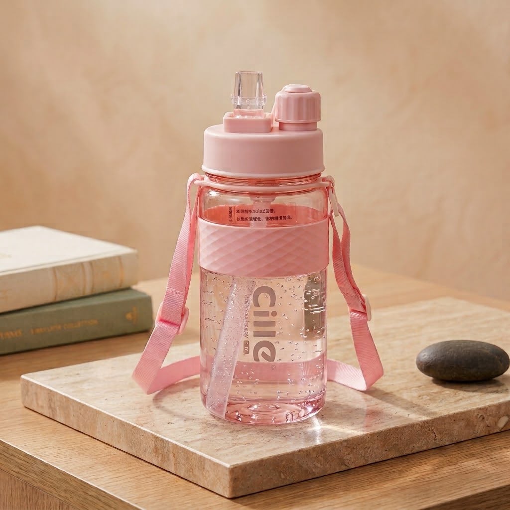 Dual Drinking Sports Water Bottle