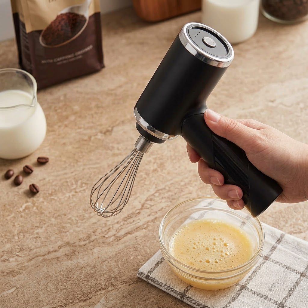 3 Speed Rechargeable Egg Beater