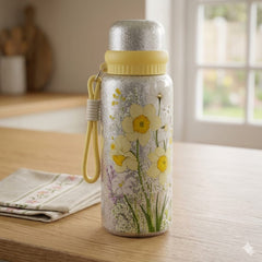 Titanium-Coated Insulated Bottle-Yellow