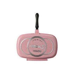 Dessini Double Sided Grill Pan 36cm (Light Pink)