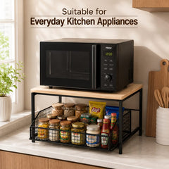 Sliding Kitchen Storage Counter Organizer