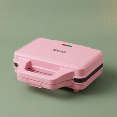 Kolax Electric Sandwich Maker-Pink