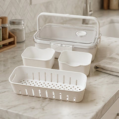 3 Grid Rectangle Snack Storage Box
