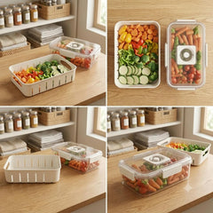 Single Grid Rectangle Snack Storage Box