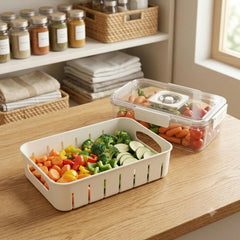 Single Grid Rectangle Snack Storage Box