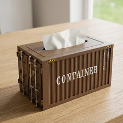 Metal Tissue Box (Container Shaped)