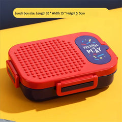 Festival Play 2 Slot Stainless Steel Lunch Box