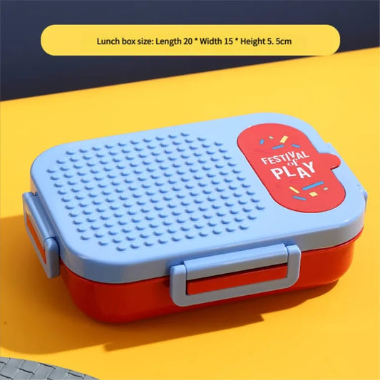 Festival Play 2 Slot Stainless Steel Lunch Box