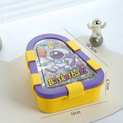 2 Compartment Stainless Steel Lunch Box
