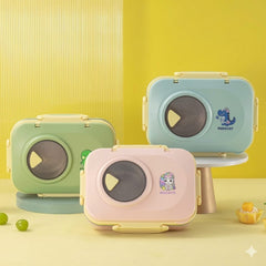 3 Compartment Lunch Box(Camera Design)