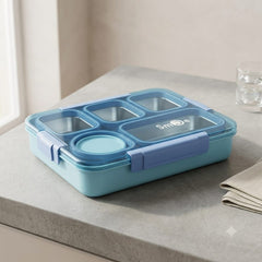 3 Compartment Stainless Steel Lunch Box