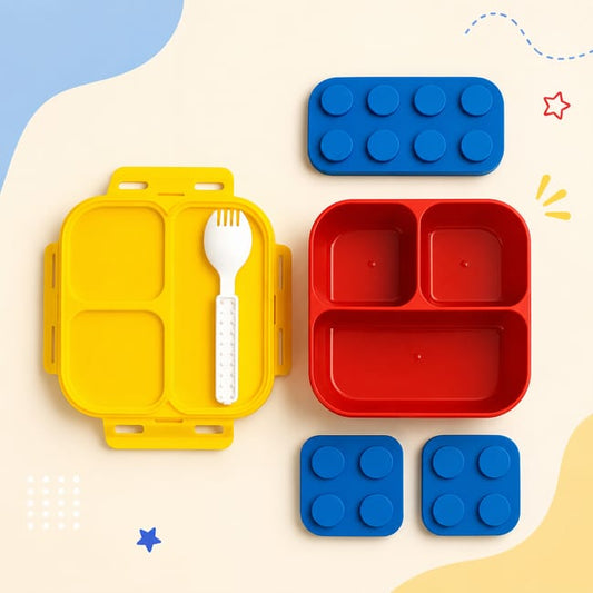3 Compartment Lunch Box Blocks