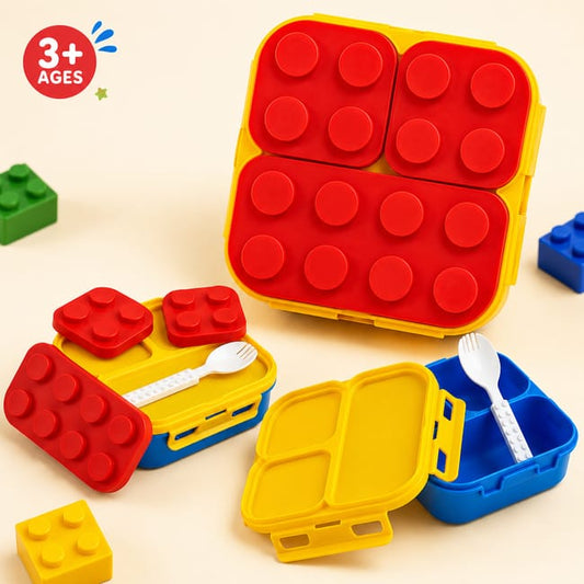 3 Compartment Lunch Box Blocks