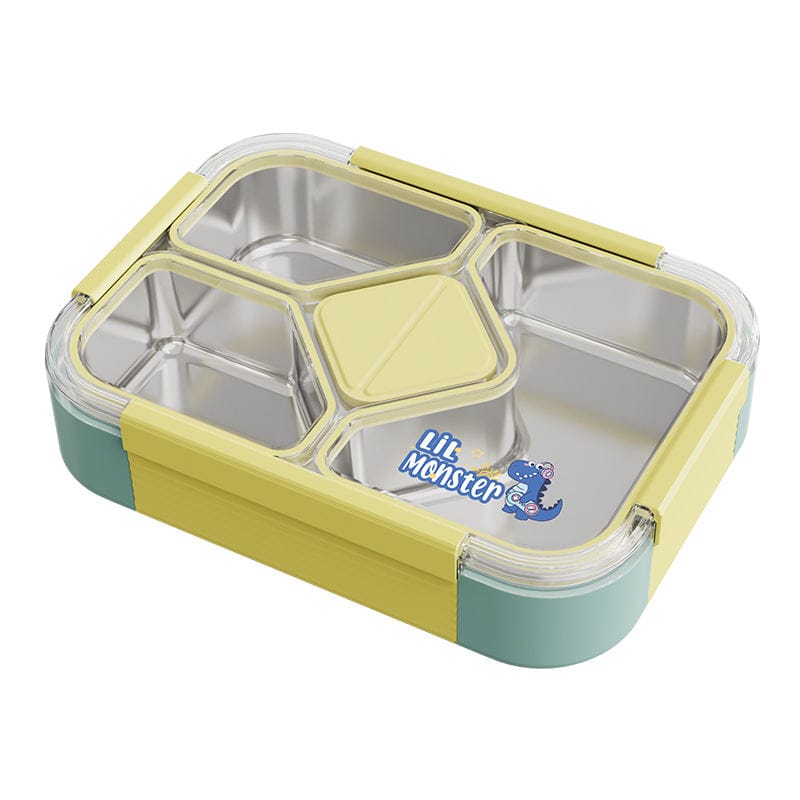 3 Compartment Stainless Steel Lunch Box