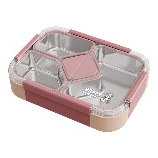 3 Compartment Stainless Steel Lunch Box